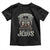 Christian Biker I Ride With Jesus Toddler T Shirt Religious Faith Motorcycle Rider Skull - Wonder Print Shop