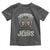 Christian Biker I Ride With Jesus Toddler T Shirt Religious Faith Motorcycle Rider Skull - Wonder Print Shop