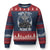 Christian Biker Ugly Christmas Sweater Ride With Jesus Religious Faith Motorcycle Rider - Wonder Print Shop