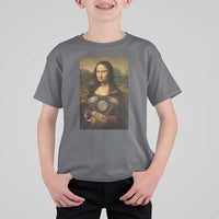 Funny Monalisa Rider Vintage Retro Motorcycle Engine T Shirt For Kid - Wonder Print Shop