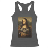 Funny Monalisa Rider Vintage Retro Motorcycle Engine Racerback Tank Top - Wonder Print Shop