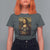 Funny Monalisa Rider Vintage Retro Motorcycle Engine T Shirt For Women - Wonder Print Shop