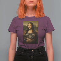 Funny Monalisa Rider Vintage Retro Motorcycle Engine T Shirt For Women - Wonder Print Shop