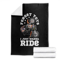 Dirt Bike Boys Throw Blanket Funny Forgive Toys I Just Wanna Ride Motocross Rider - Wonder Print Shop