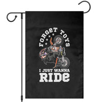Dirt Bike Boys Garden Flag Funny Forgive Toys I Just Wanna Ride Motocross Rider - Wonder Print Shop