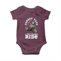 Dirt Bike Boys Baby Onesie Funny Forgive Toys I Just Wanna Ride Motocross Rider - Wonder Print Shop