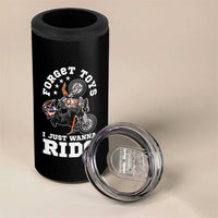 Dirt Bike Boys 4 in 1 Can Cooler Tumbler Funny Forgive Toys I Just Wanna Ride Motocross Rider - Wonder Print Shop