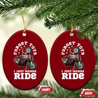 Dirt Bike Boys Ceramic Ornament Funny Forgive Toys I Just Wanna Ride Motocross Rider - Wonder Print Shop