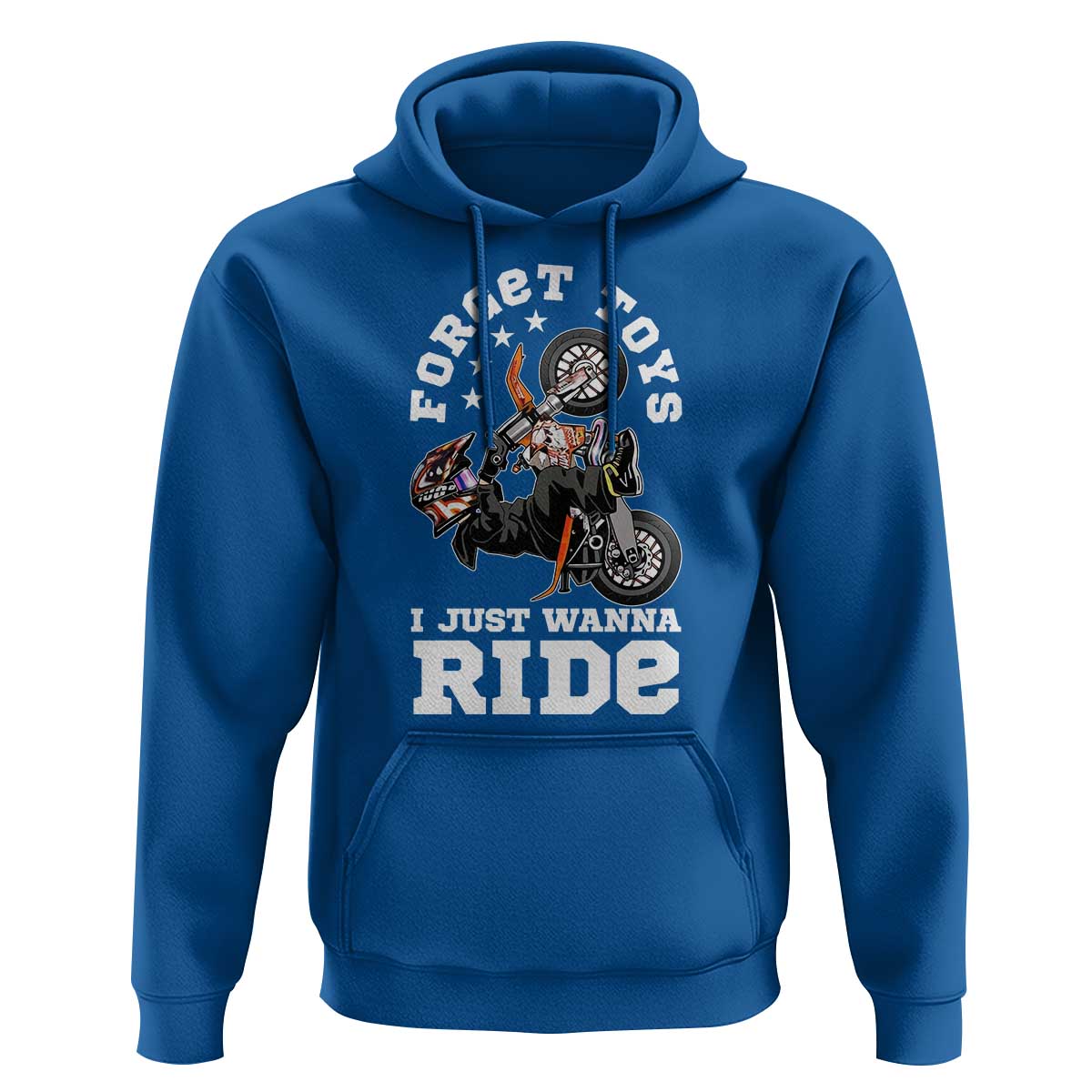 Dirt Bike Boys Hoodie Funny Forgive Toys I Just Wanna Ride Motocross Rider - Wonder Print Shop