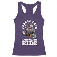 Dirt Bike Boys Racerback Tank Top Funny Forgive Toys I Just Wanna Ride Motocross Rider - Wonder Print Shop