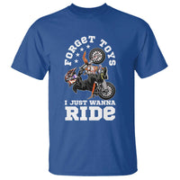 Dirt Bike Boys T Shirt Funny Forgive Toys I Just Wanna Ride Motocross Rider - Wonder Print Shop