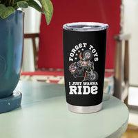 Dirt Bike Boys Tumbler Cup Funny Forgive Toys I Just Wanna Ride Motocross Rider - Wonder Print Shop