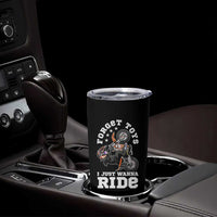 Dirt Bike Boys Tumbler Cup Funny Forgive Toys I Just Wanna Ride Motocross Rider - Wonder Print Shop