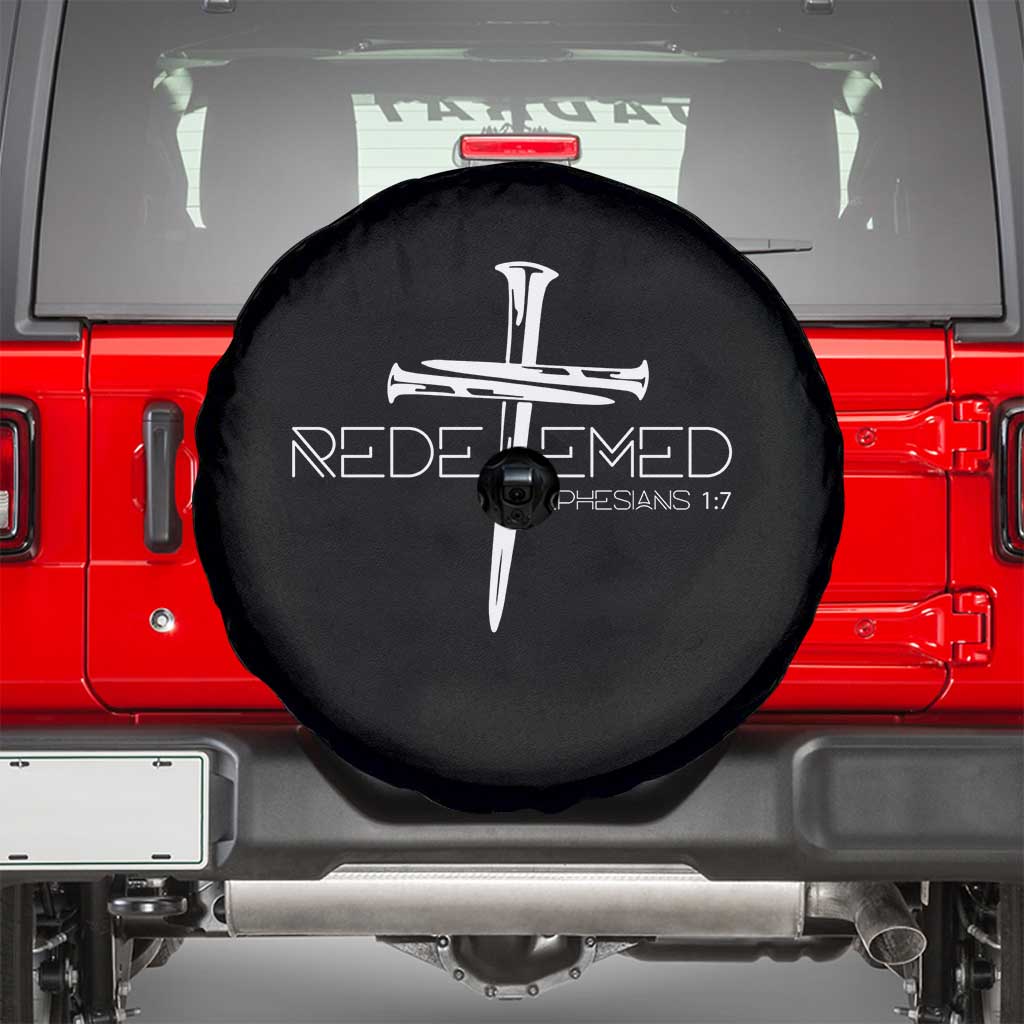 Redeemed Christian Vintage Ephesians Bible Verse Redemption Spare Tire Cover - Wonder Print Shop