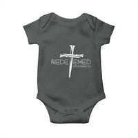 Redeemed Christian Vintage Ephesians Bible Verse Redemption Baby Onesie - Wonder Print Shop
