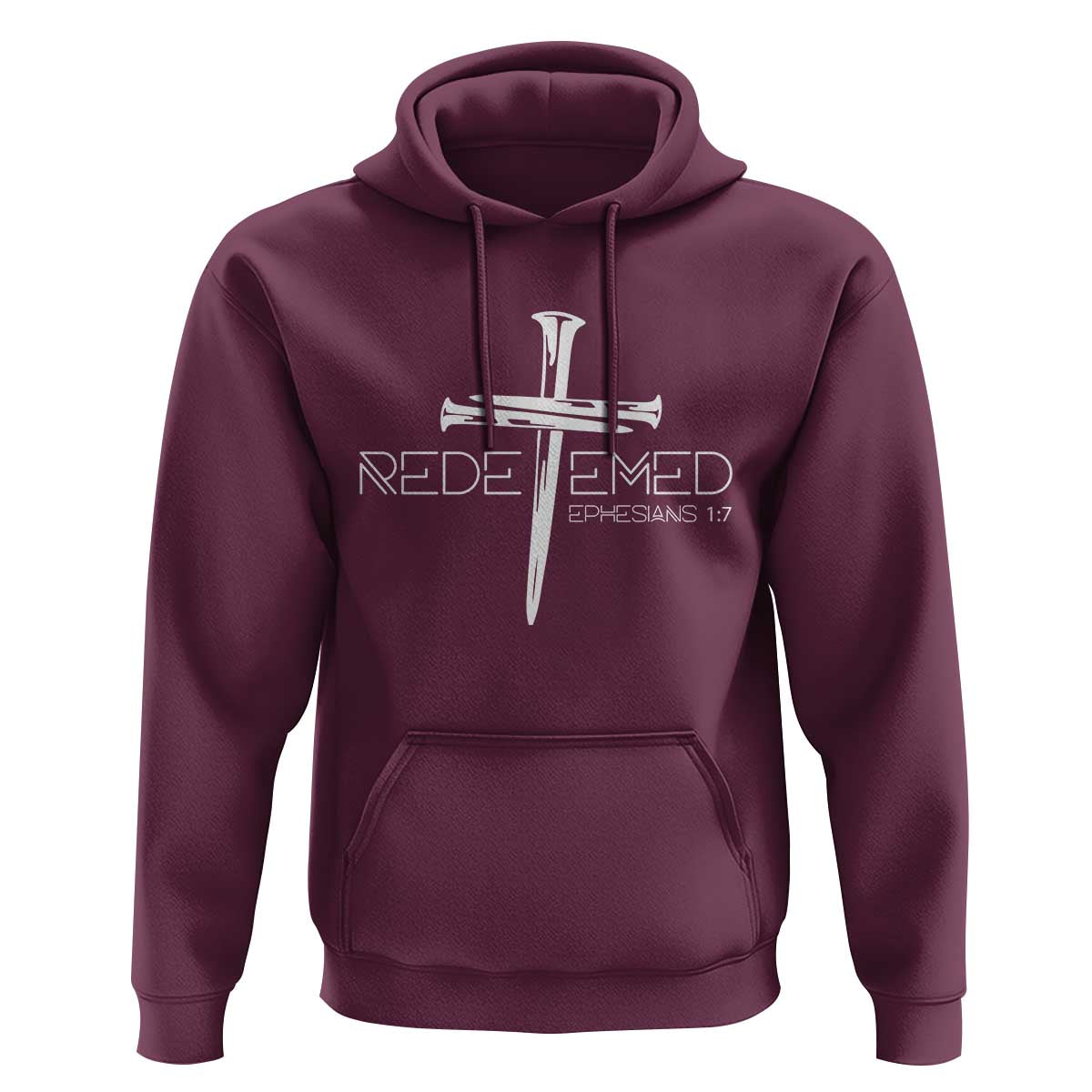 Redeemed Christian Vintage Ephesians Bible Verse Redemption Hoodie - Wonder Print Shop