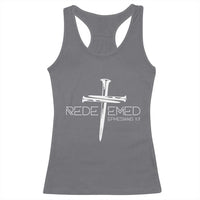 Redeemed Christian Vintage Ephesians Bible Verse Redemption Racerback Tank Top - Wonder Print Shop