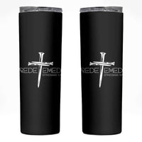 Redeemed Christian Vintage Ephesians Bible Verse Redemption Skinny Tumbler - Wonder Print Shop