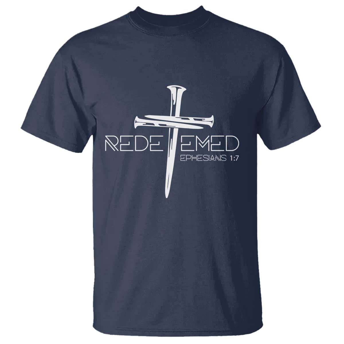 Redeemed Christian Vintage Ephesians Bible Verse Redemption T Shirt - Wonder Print Shop