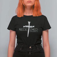 Redeemed Christian Vintage Ephesians Bible Verse Redemption T Shirt For Women - Wonder Print Shop