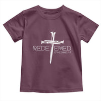 Redeemed Christian Vintage Ephesians Bible Verse Redemption Toddler T Shirt - Wonder Print Shop