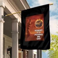 Funny Marcus Garden Flag Robert Its Pissing Me Off Worm Meme - Wonder Print Shop