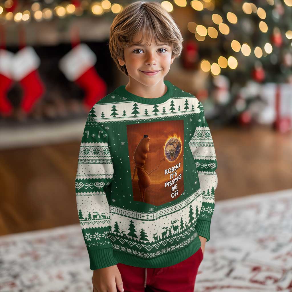 Funny Marcus Ugly Christmas Sweater Robert Its Pissing Me Off Worm Meme - Wonder Print Shop
