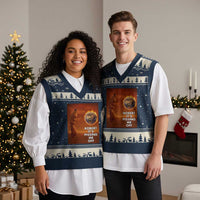 Funny Marcus V-Neck Knit Sweater Vest Robert Its Pissing Me Off Worm Meme - Wonder Print Shop