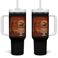 Funny Marcus Tumbler With Handle Robert Its Pissing Me Off Worm Meme - Wonder Print Shop