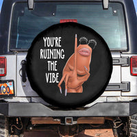 Funny Marcus Spare Tire Cover You Are Ruining The Vibe Worm Meme - Wonder Print Shop