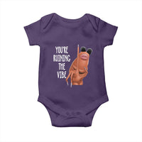 Funny Marcus Baby Onesie You Are Ruining The Vibe Worm Meme - Wonder Print Shop