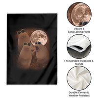 Three Marcus The Worm Moon Garden Flag Funny Weird Cursed Meme - Wonder Print Shop