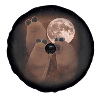 Three Marcus The Worm Moon Spare Tire Cover Funny Weird Cursed Meme - Wonder Print Shop
