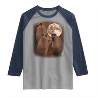 Three Marcus The Worm Moon Raglan Shirt Funny Weird Cursed Meme - Wonder Print Shop