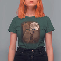 Three Marcus The Worm Moon T Shirt For Women Funny Weird Cursed Meme - Wonder Print Shop