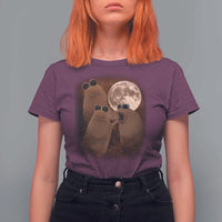 Three Marcus The Worm Moon T Shirt For Women Funny Weird Cursed Meme - Wonder Print Shop