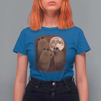 Three Marcus The Worm Moon T Shirt For Women Funny Weird Cursed Meme - Wonder Print Shop