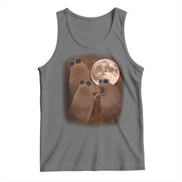 Three Marcus The Worm Moon Tank Top Funny Weird Cursed Meme - Wonder Print Shop