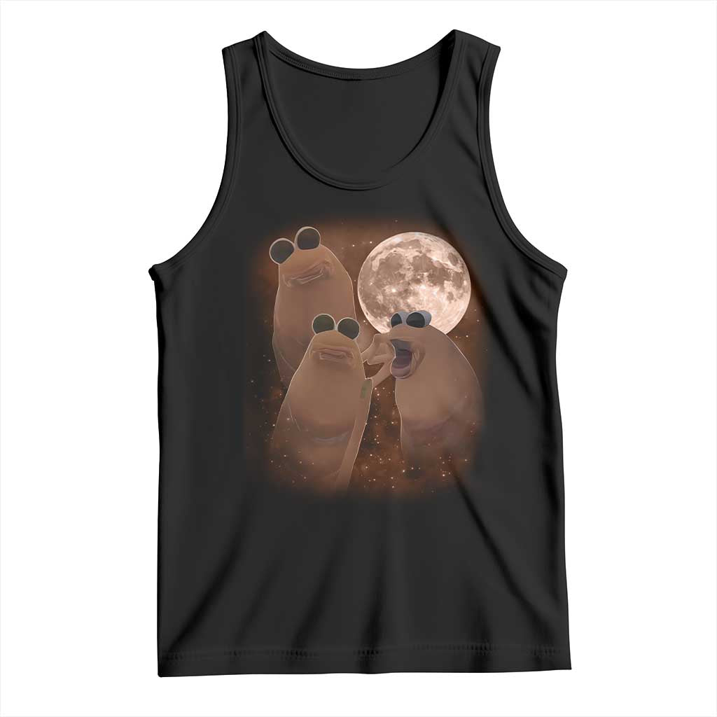 Three Marcus The Worm Moon Tank Top Funny Weird Cursed Meme - Wonder Print Shop