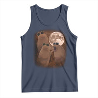 Three Marcus The Worm Moon Tank Top Funny Weird Cursed Meme - Wonder Print Shop