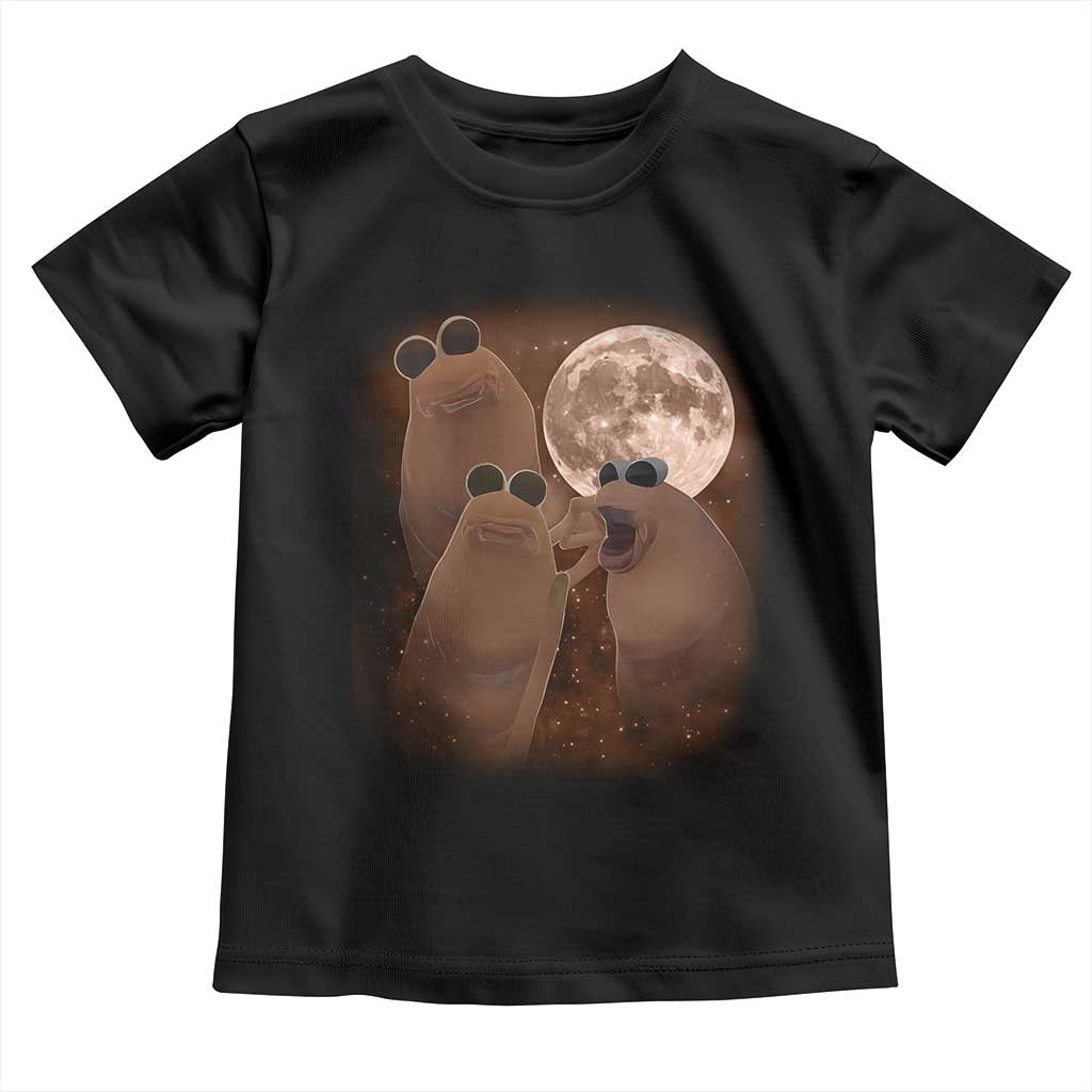 Three Marcus The Worm Moon Toddler T Shirt Funny Weird Cursed Meme - Wonder Print Shop