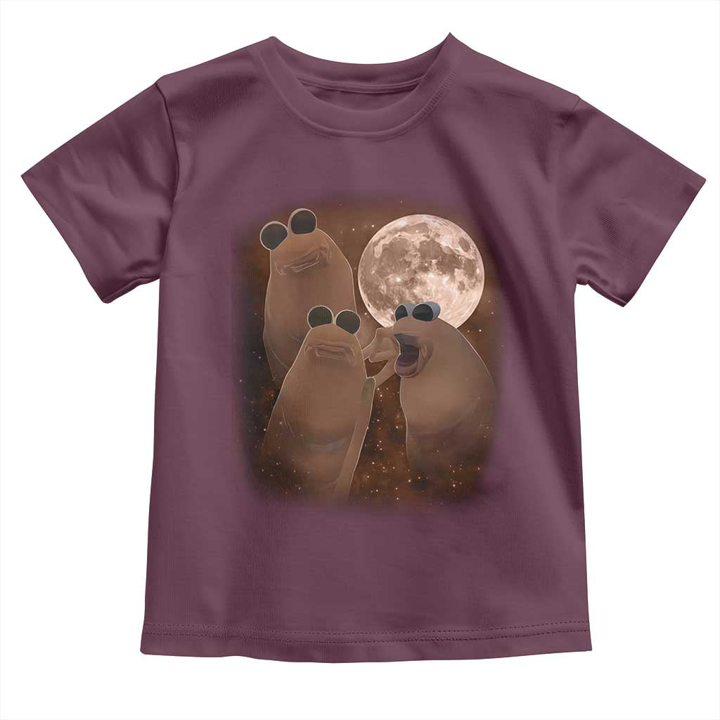 Three Marcus The Worm Moon Toddler T Shirt Funny Weird Cursed Meme - Wonder Print Shop