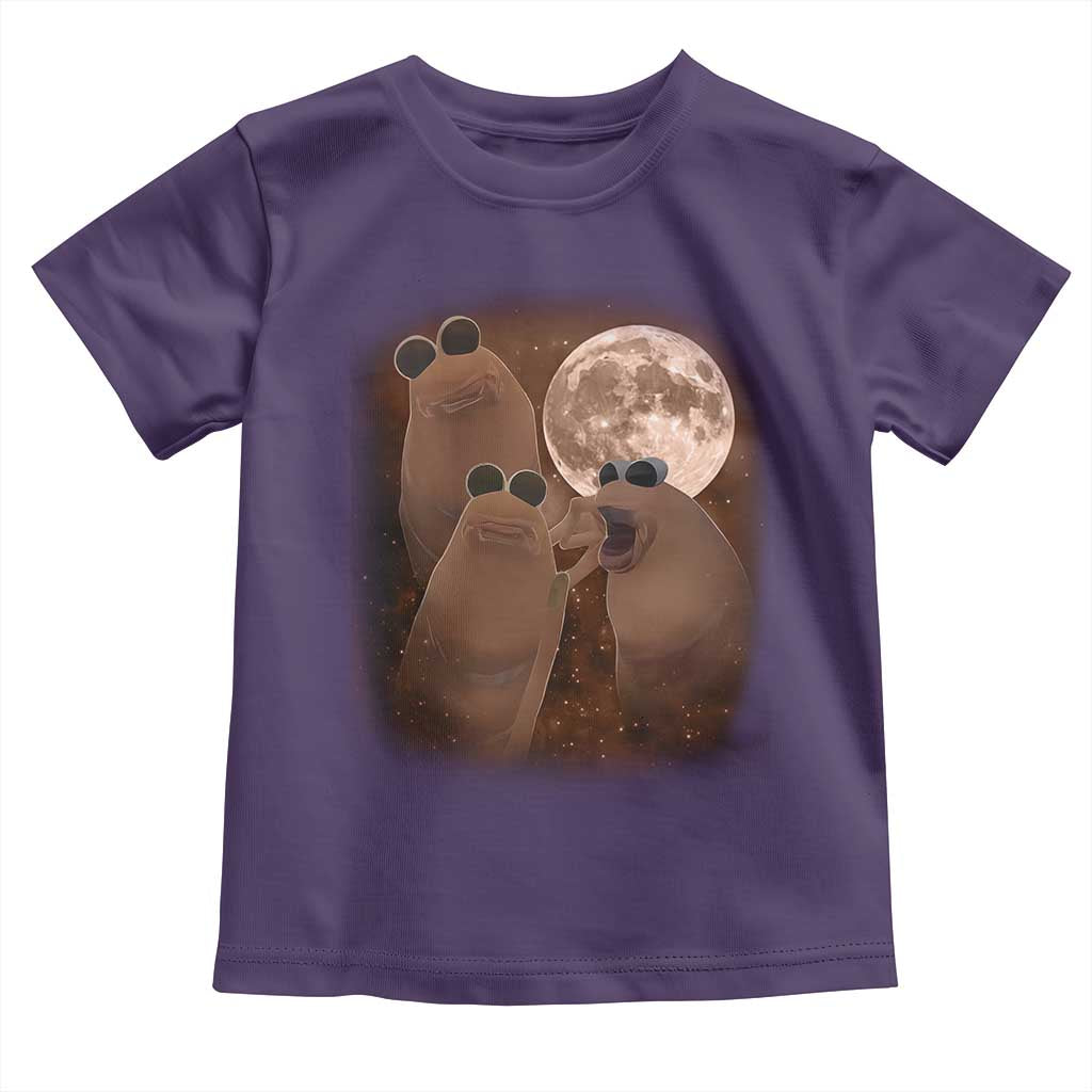 Three Marcus The Worm Moon Toddler T Shirt Funny Weird Cursed Meme - Wonder Print Shop