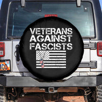 Veterans Against Fascists Spare Tire Cover Patriotic Soldier Vintage American Flag Dog Tag - Wonder Print Shop
