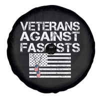 Veterans Against Fascists Spare Tire Cover Patriotic Soldier Vintage American Flag Dog Tag - Wonder Print Shop
