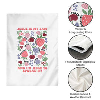 Jesus Is My Jam And I Am Here To Spread It Garden Flag Christian Faith - Wonder Print Shop