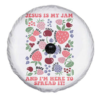 Jesus Is My Jam And I Am Here To Spread It Spare Tire Cover Christian Faith - Wonder Print Shop
