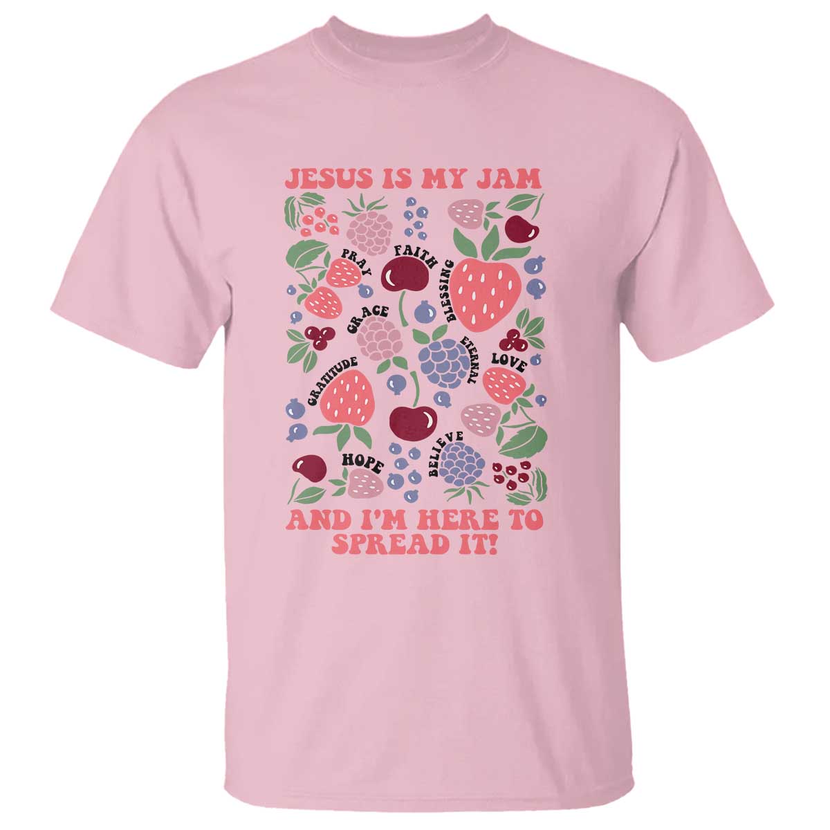 Jesus Is My Jam And I Am Here To Spread It T Shirt Christian Faith - Wonder Print Shop
