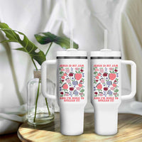 Jesus Is My Jam And I Am Here To Spread It Tumbler With Handle Christian Faith - Wonder Print Shop
