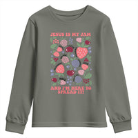 Jesus Is My Jam And I Am Here To Spread It Youth Sweatshirt Christian Faith - Wonder Print Shop